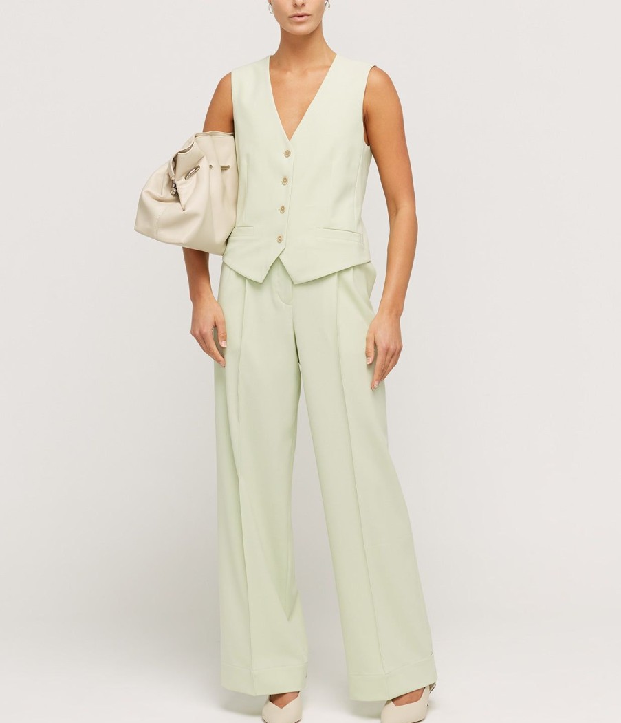 Clothing Beaufille | Ulla Trousers In Sea Foam