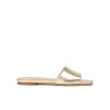 Shoes Aeyde | Anna Laminated Nappa Leather Flat In Gold