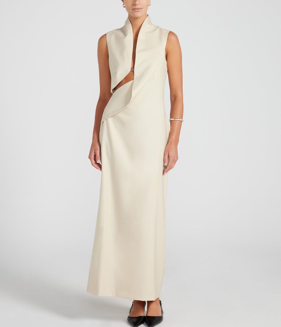 Clothing Wynn Hamlyn | Harry Dress In Sand