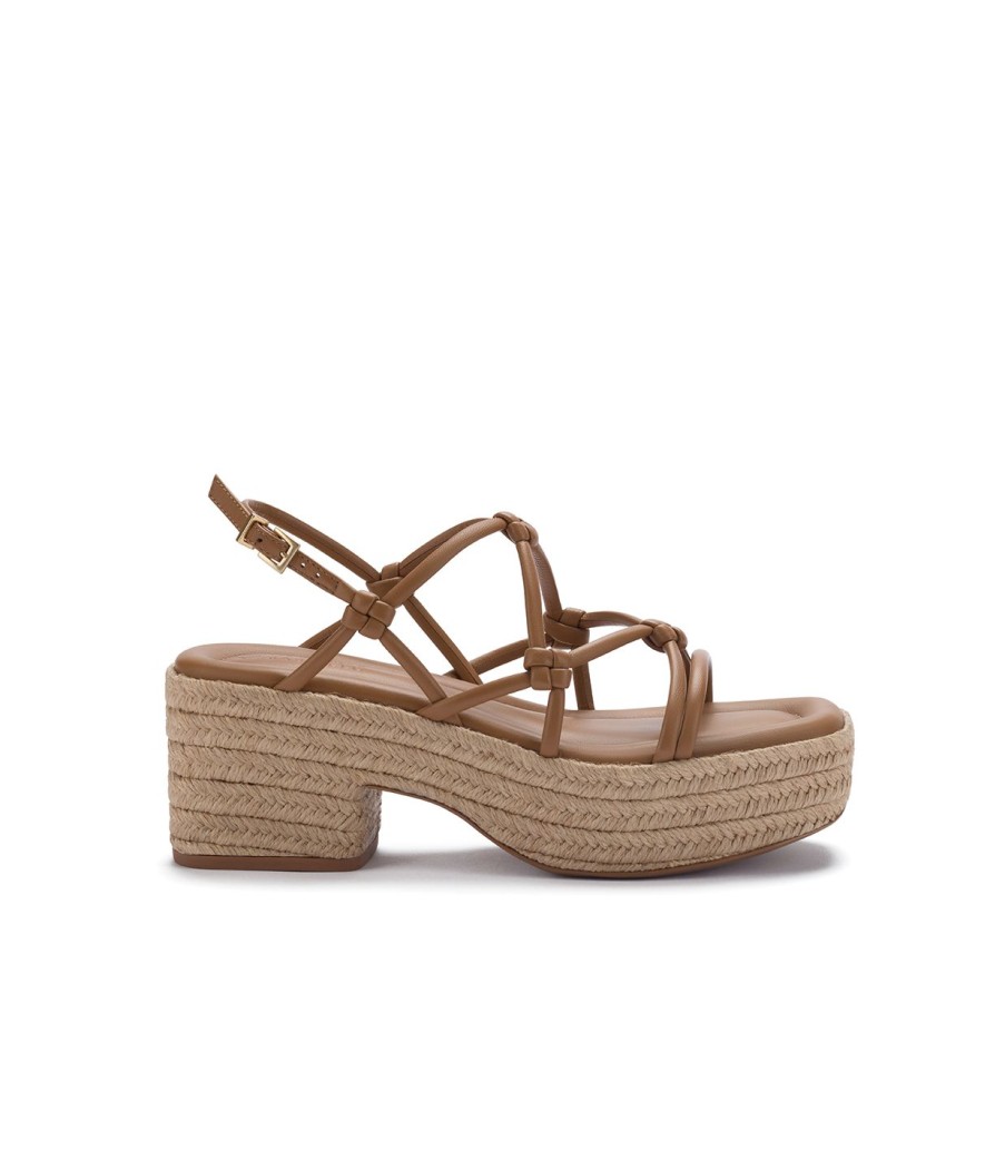 Shoes Mercedes Castillo | Camille Platform In Walnut