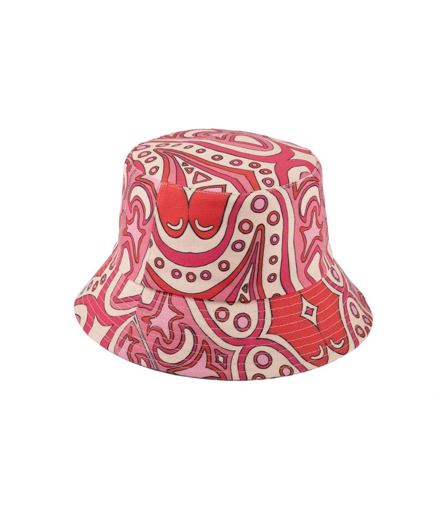 Accessories Lack of Color | Shore Bucket Hat In Retro Pink