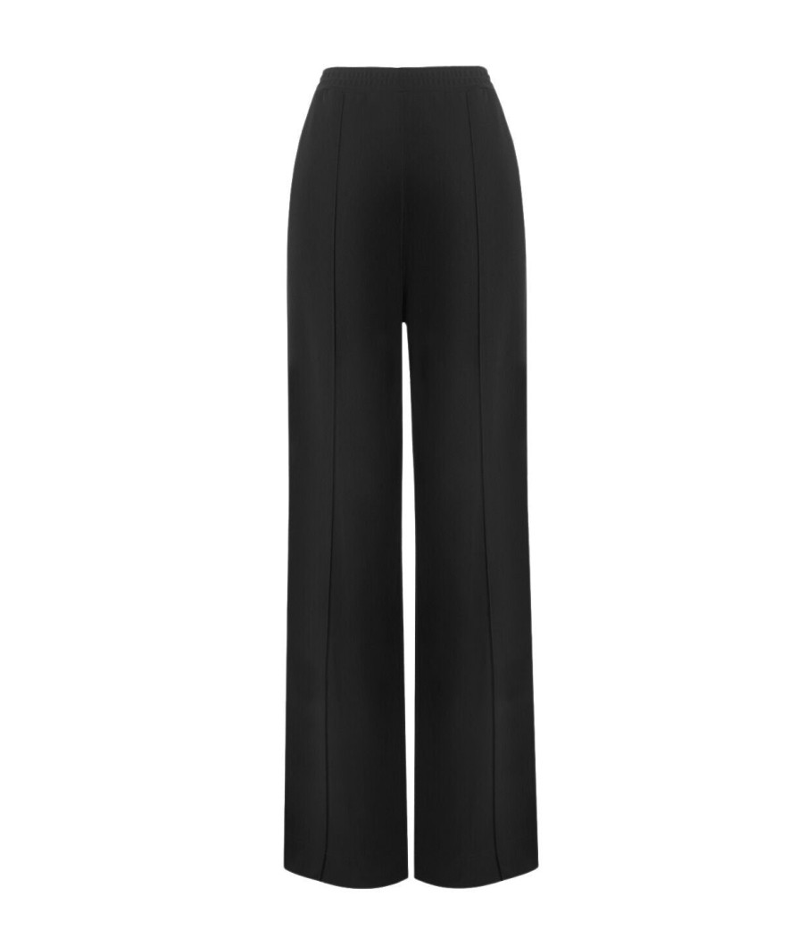 Clothing Refine | Jenny Wide Leg Crepe Pant In Black