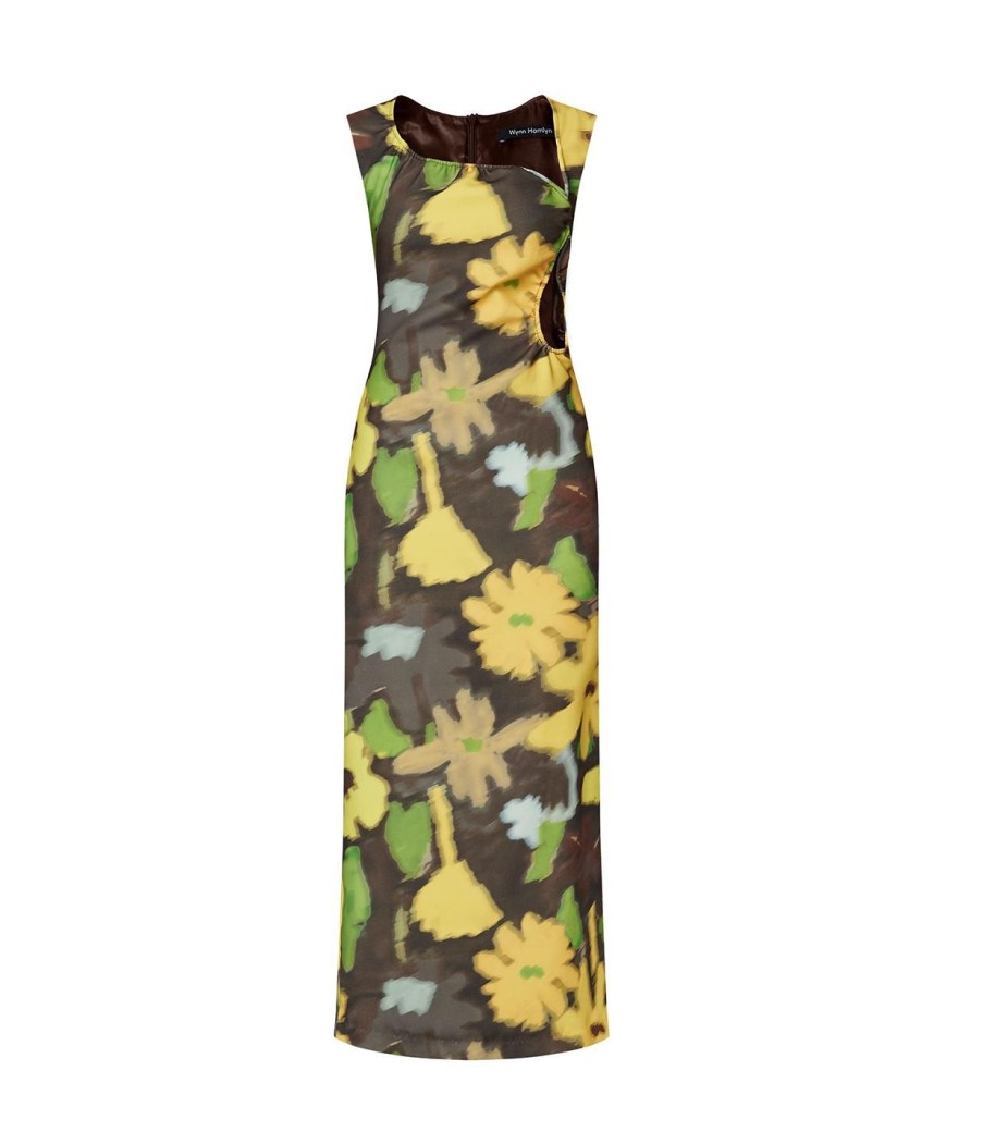 Clothing Wynn Hamlyn | Ella Maxi Bodice Dress In Acid Flowers