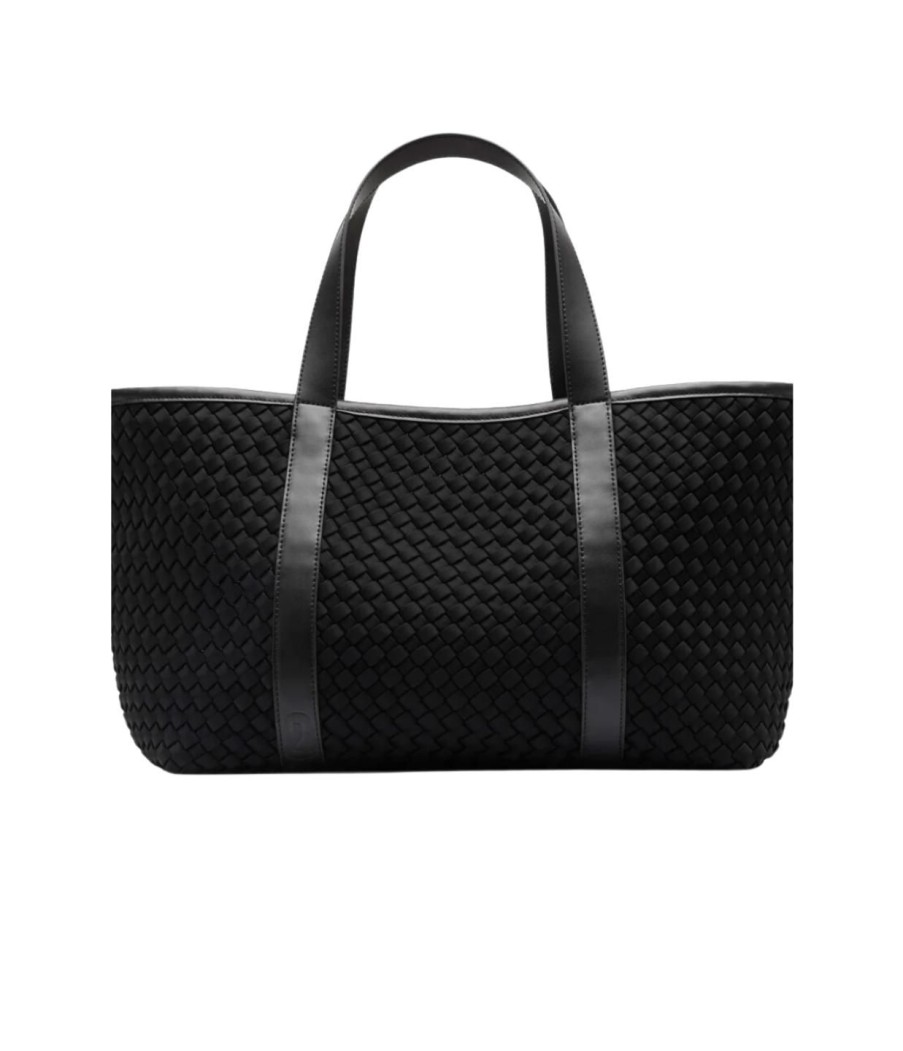 Accessories Rylan | Woven Neoprene Carry All In Black