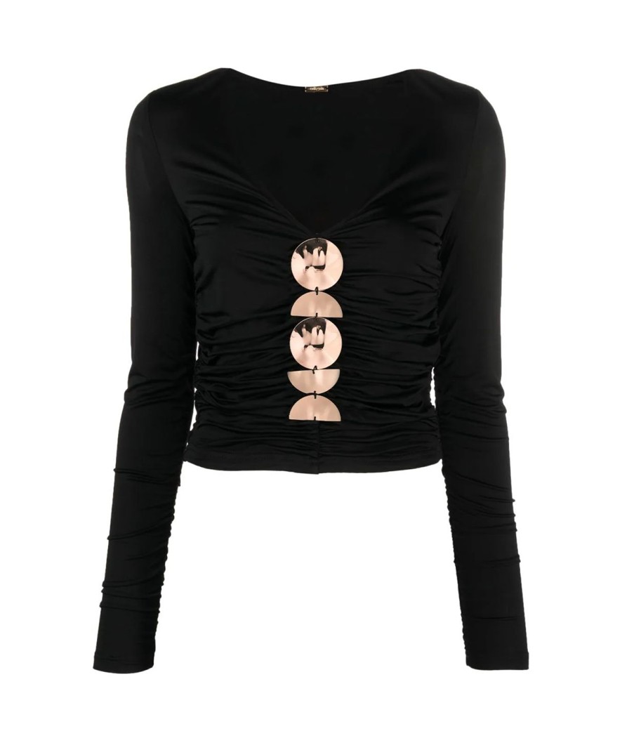 Clothing Cult Gaia | Keira Long Sleeve Top In Black