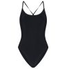 Clothing LIDO | Uno Cross Back One Piece In Black