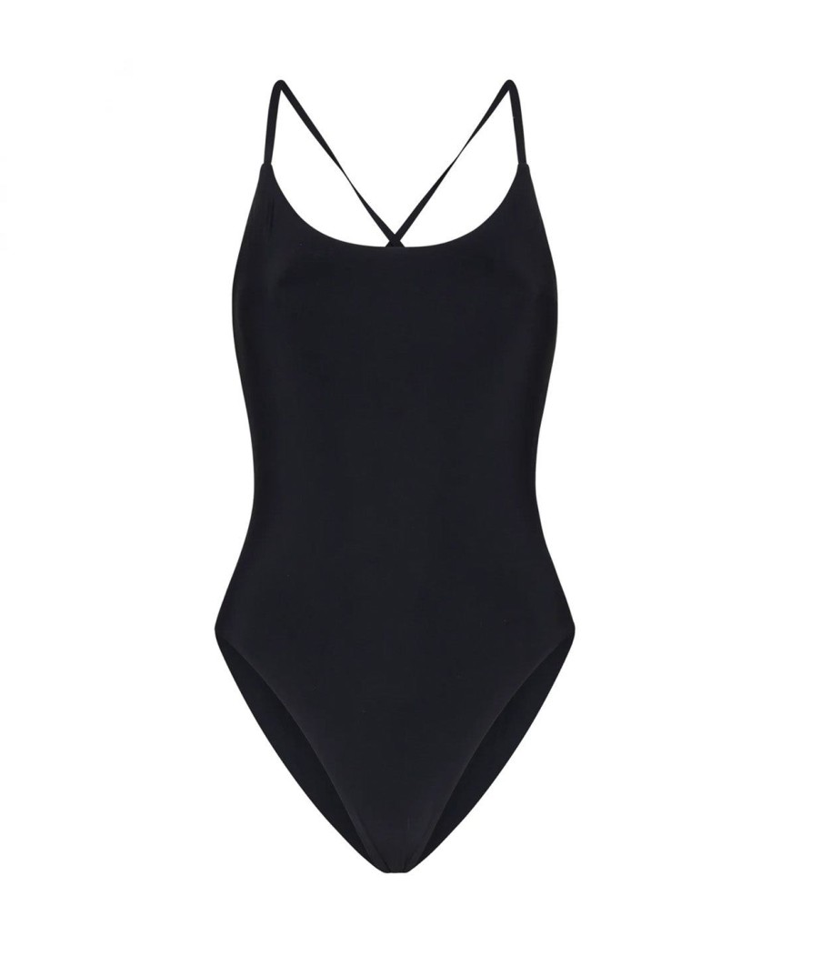 Clothing LIDO | Uno Cross Back One Piece In Black