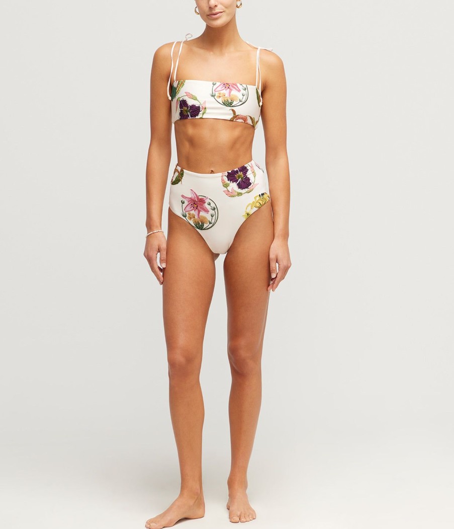 Clothing Agua by Agua Bendita | Magenta Bikini Bottom In Marina