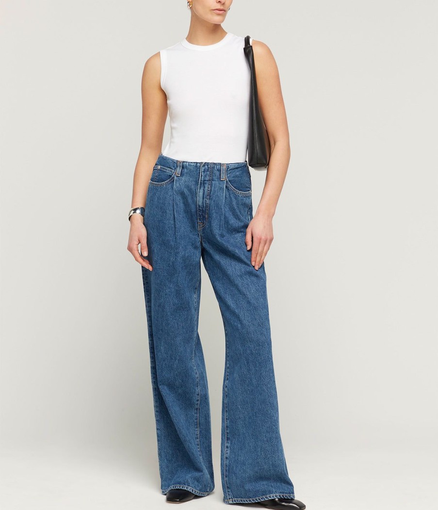 Clothing SLVRLAKE | Taylor Low Rise Wide Leg In Sweet Memory