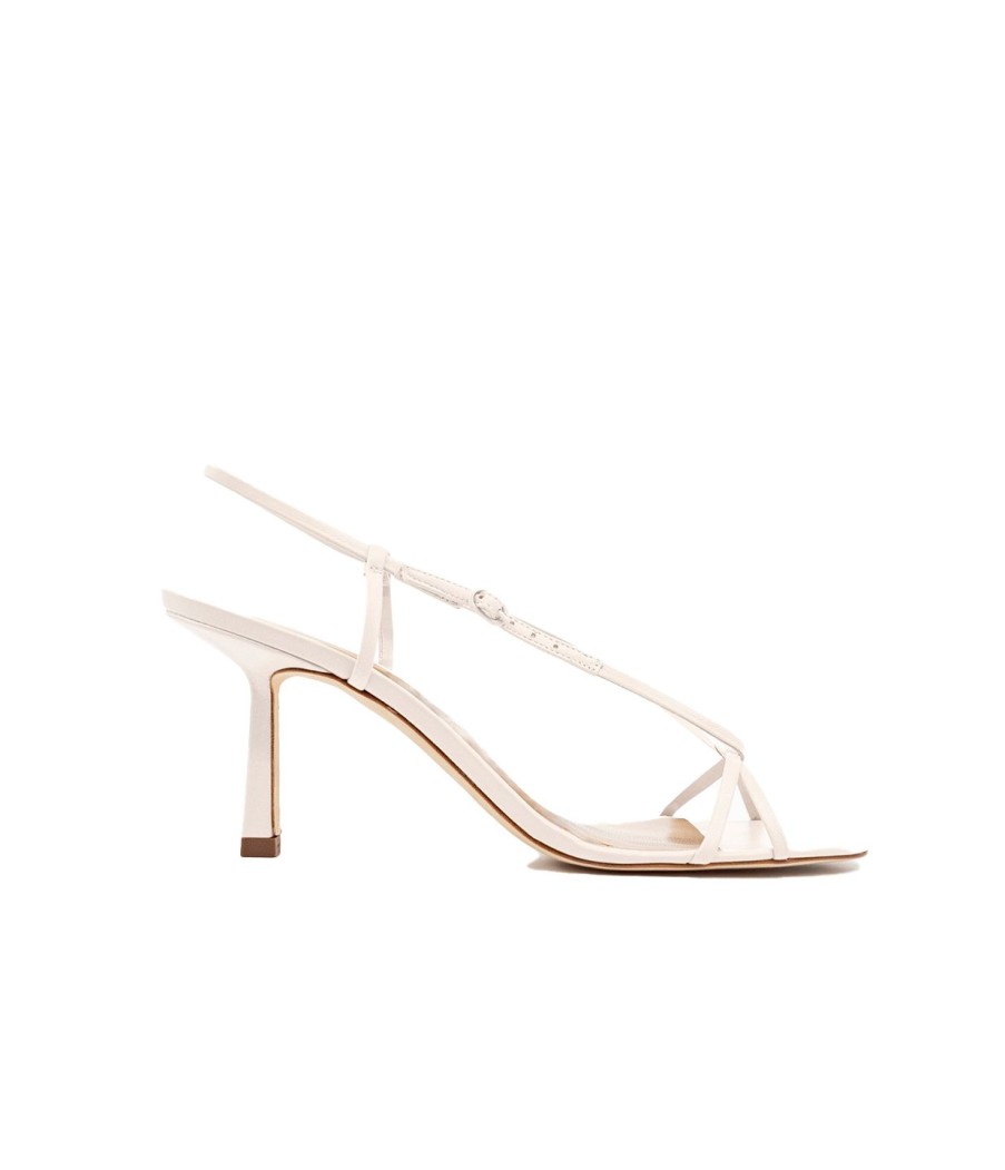 Shoes Studio Amelia | Entwined Strappy Heel In Stone