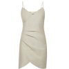 Clothing Casa Raki | Pia Wrap Linen Mini Dress In Flax