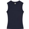 Clothing Flore Flore | Esme High Neck Tank In Navy