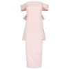 Clothing Bernadette | Julia Strapless Midi Dress In Blush Pink