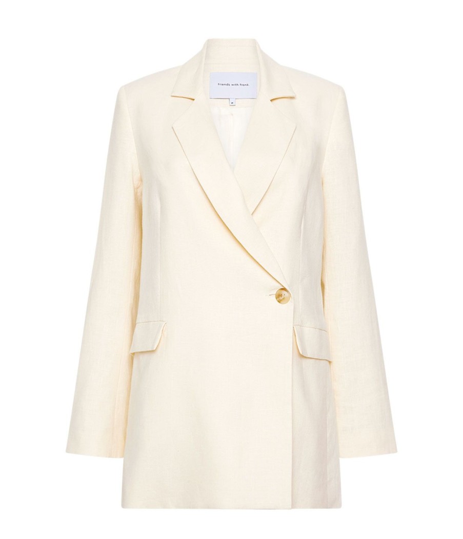 Clothing Friends with Frank | Odette Blazer In Ivory