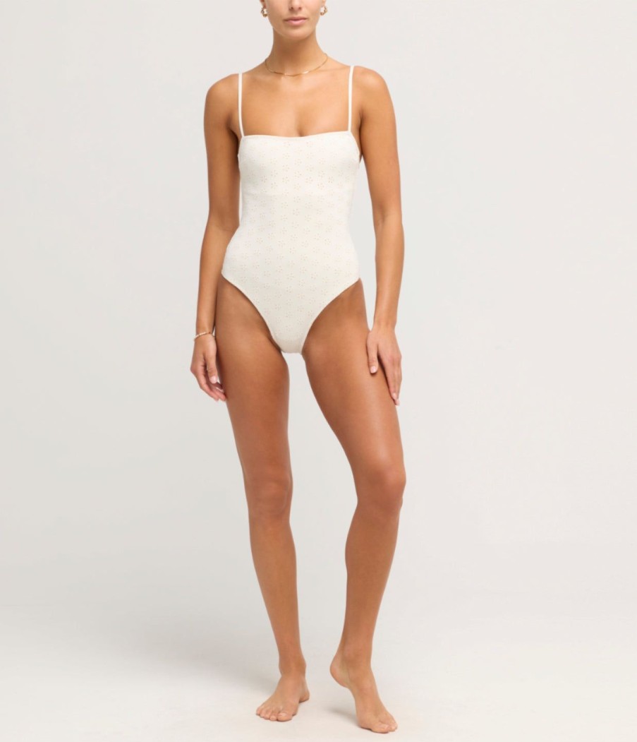 Clothing Peony | Broderie One Piece In Fleur