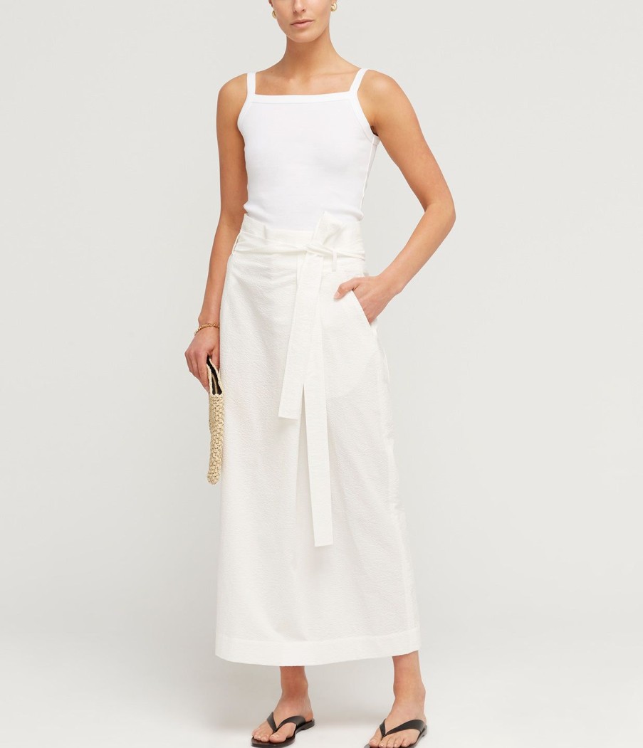 Clothing A.Emery | Ven Skirt In Parchment