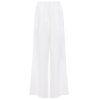 Clothing Bondi Born | Delphi Organic Linen Drawstring Pant In White