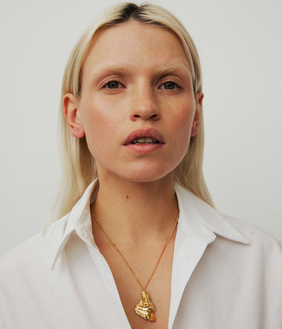 Accessories BY NYE | Crustacean Necklace In Gold