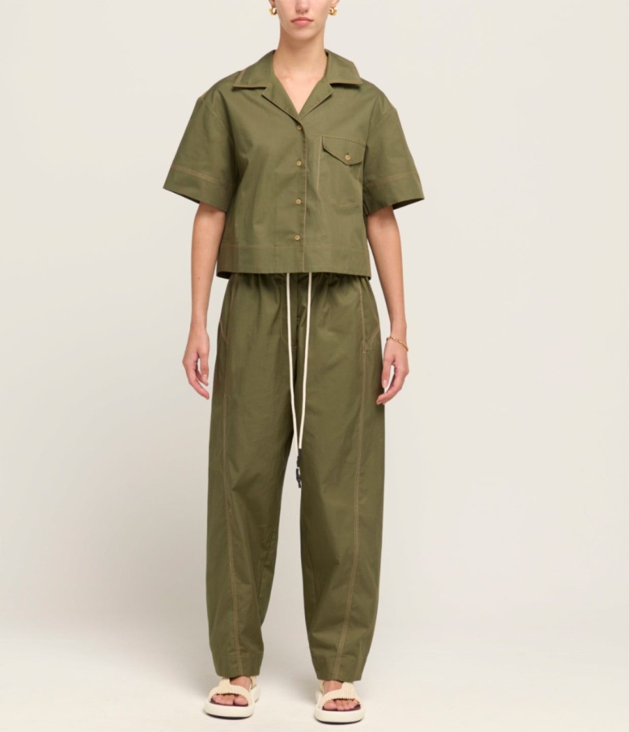 Clothing Lee Mathews | Maddy Pants In Khaki