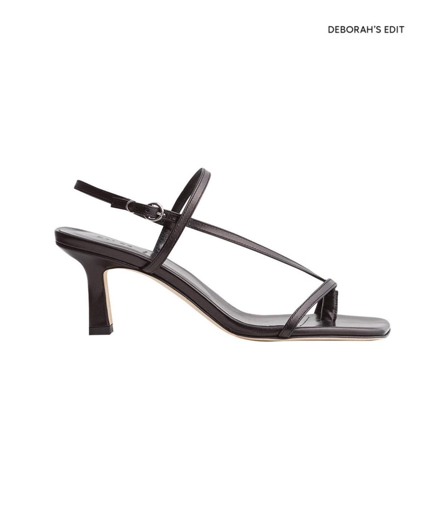 Shoes Aeyde | Elise Nappa Heel In Black