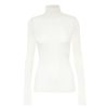 Clothing Refine | Clothilde Second Skin Turtleneck In Milk