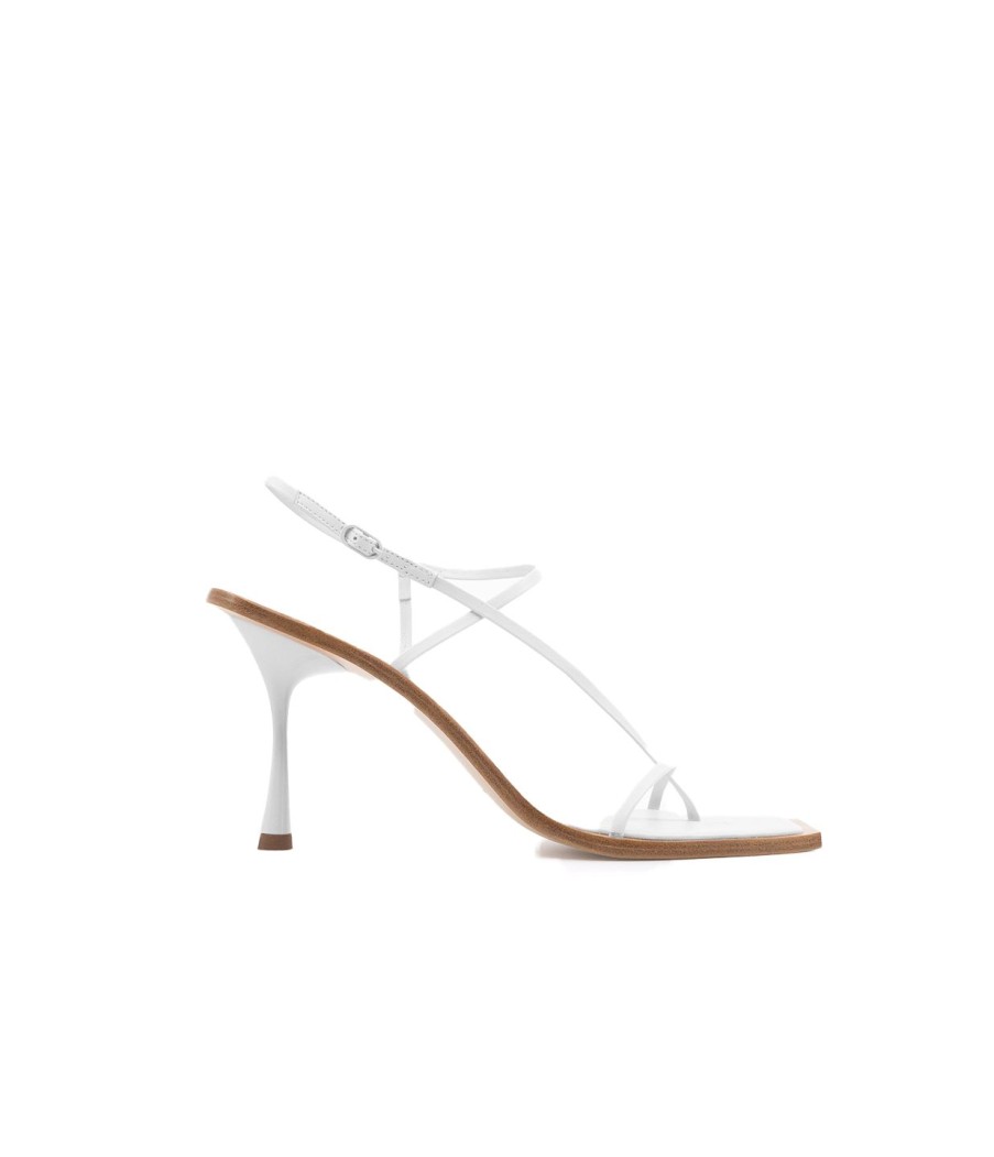 Shoes Studio Amelia | Filament Cross Over Heel In White