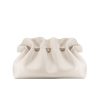 Accessories Studio Amelia | Pierced Maxi Pouch Bag In Stone