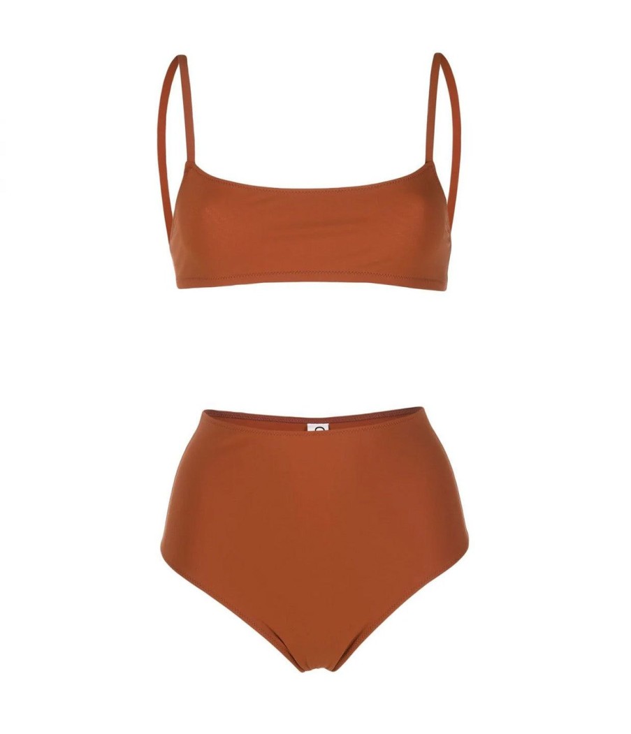 Clothing LIDO | Undici High Waisted Bikini In Terracotta