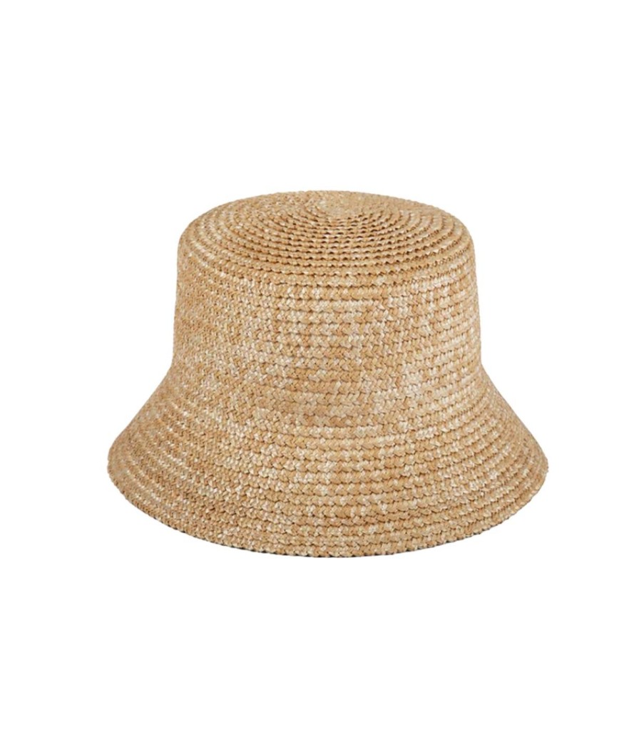 Accessories Lack of Color | The Inca Criss Cross Bucket Hat In Natural