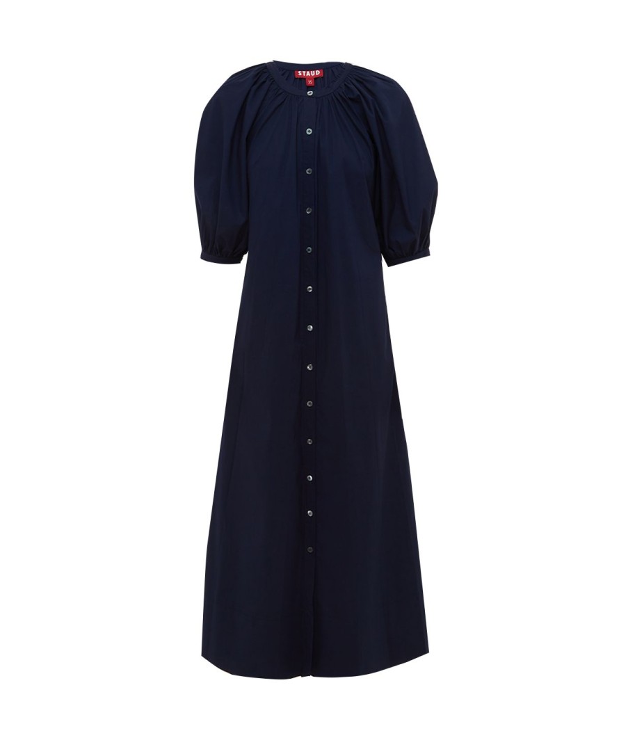 Clothing Staud | Vincent Dress In Navy