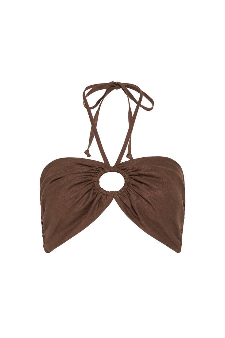 Clothing Faithfull The Brand | Cyprus Top In Chocolate