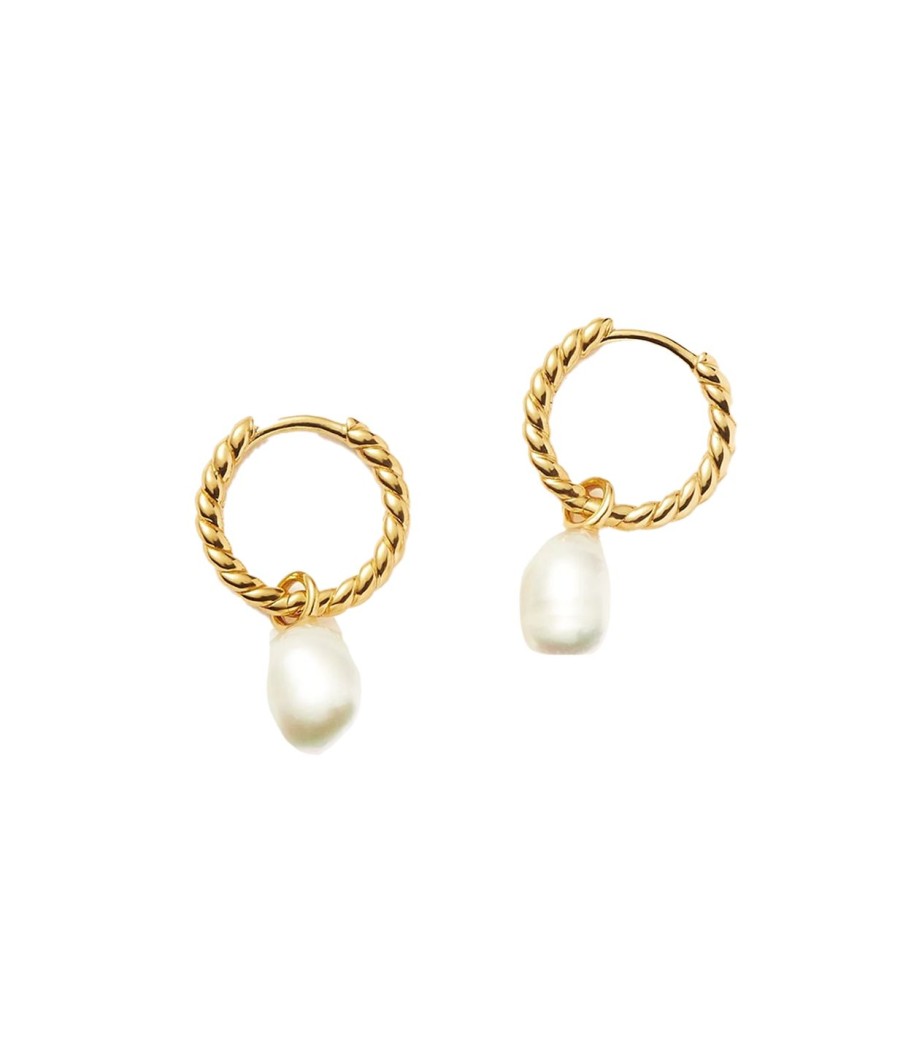 Accessories Missoma | Pearl Drop Earring In Gold