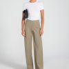 Clothing Vince | High Waist Cotton Bias Pant In Artichoke