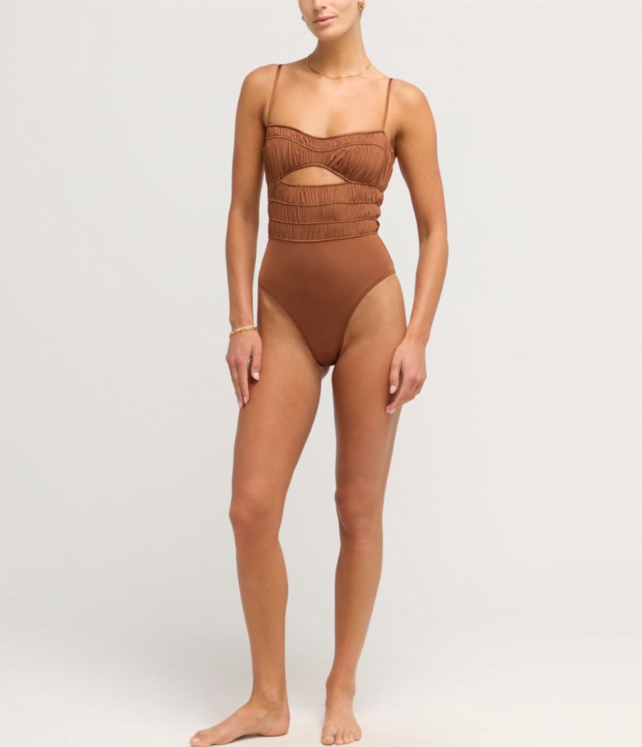 Clothing Peony | Keepsake One Piece In Maple