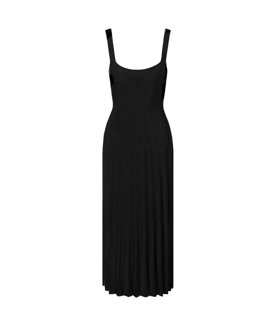 Clothing Staud | Ellison Bodice Dress In Black