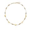 Accessories Missoma | Zenyu Seed Pearl Half Moon Necklace In Gold