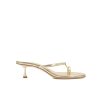 Shoes Studio Amelia | Edith Kitten Heel In Gold