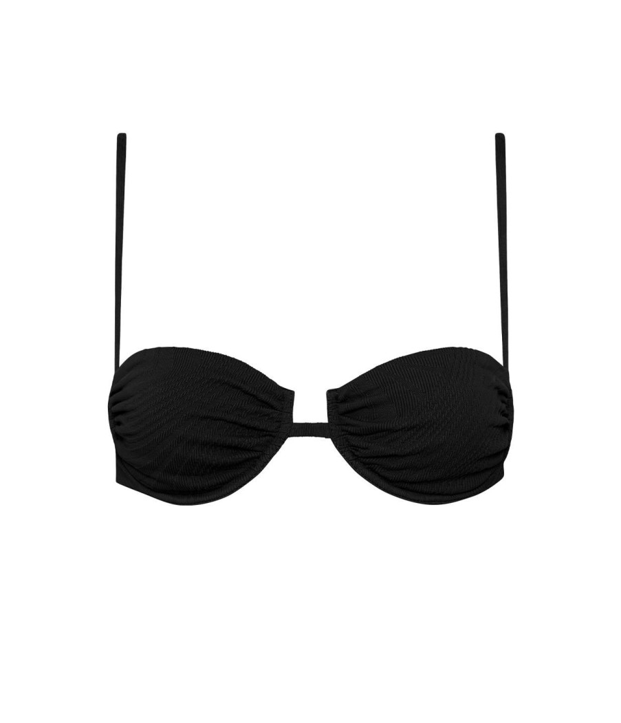 Clothing FELLA | Gabriel Bikini Top In Black