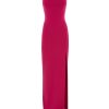 Clothing Solace London | Zora Crepe Knit Maxi Dress In Fuschia