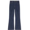 Clothing Ganni | High Waisted Denim Jean In Rinse