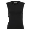 Clothing St Agni | Organic Cotton Cut Out Tank In Black