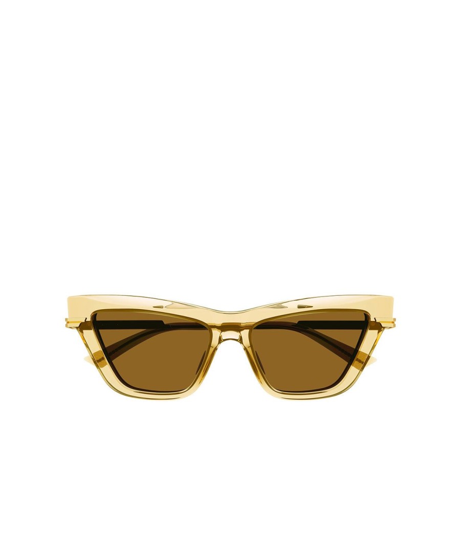 Accessories Bottega Veneta | Combi Cat-Eye Frame Sunglasses In Yellow