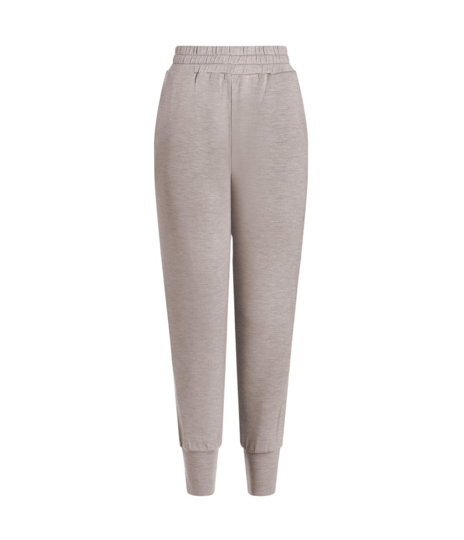 Clothing Varley | Slim Cuff Pant In Taupe Marle