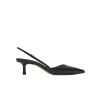 Shoes Nelson Made | Clara Point Heel In Black Leather