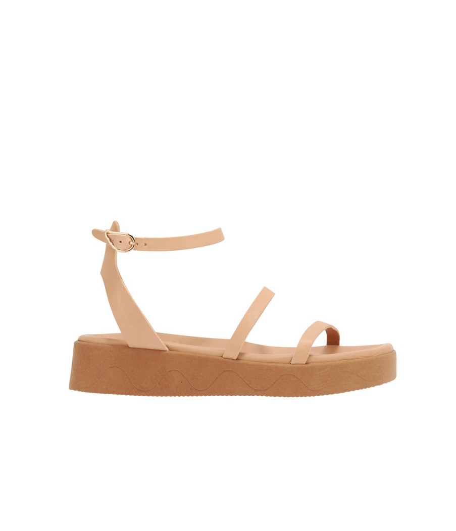 Shoes Ancient Greek Sandals | Nissida Platform Sandal In Natural