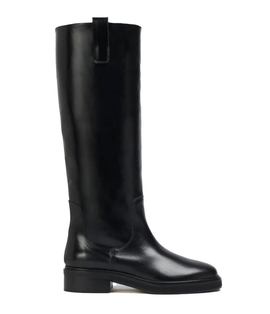 Shoes Aeyde | Henry Pull On Calf Leather Boot In Black