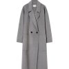 Clothing Lee Mathews | Florentine Cashmere Cocoon Coat In Grey Marle