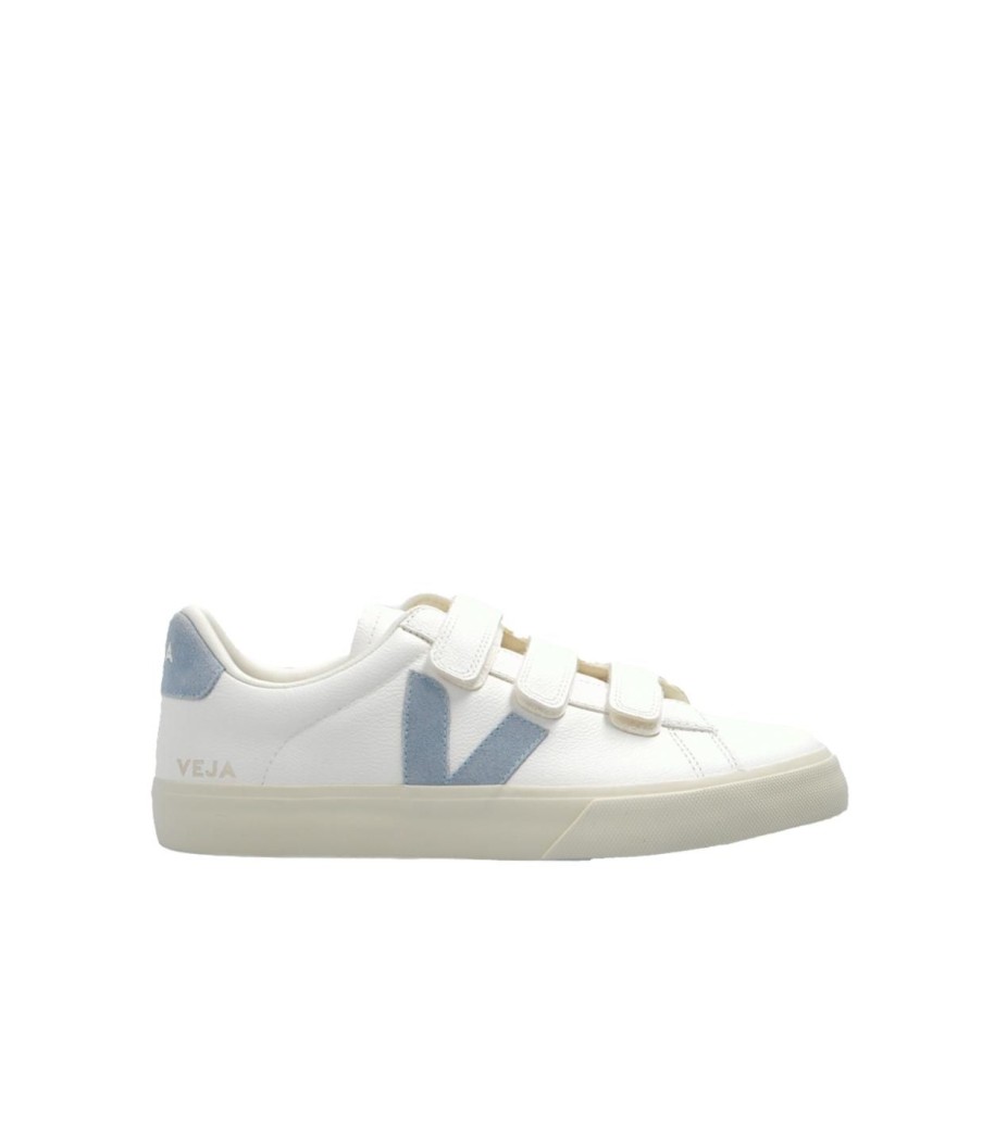 Shoes Veja | Recife Logo Sneaker In Extra White Steel