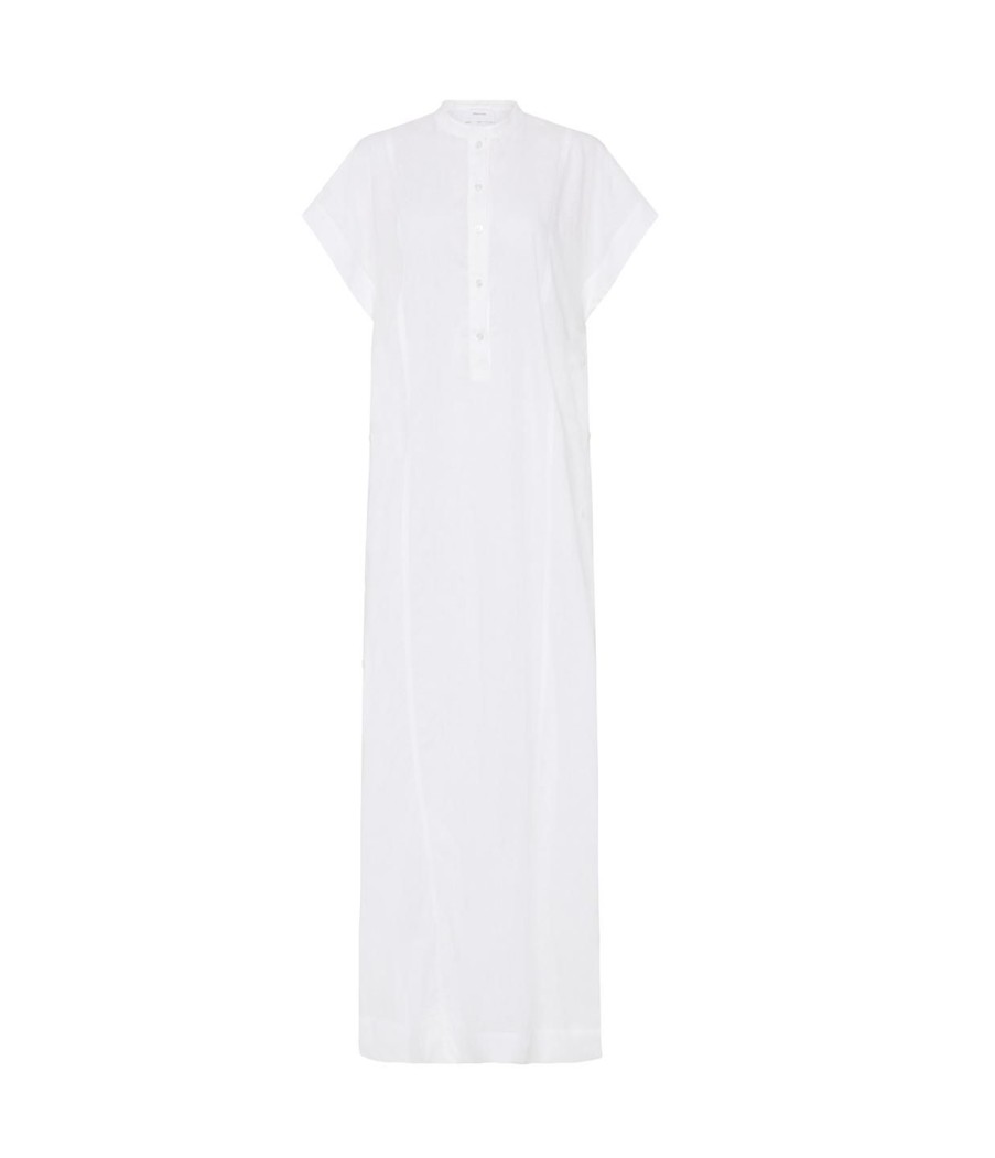 Clothing Bondi Born | Leiden Organic Linen Cover Up In White