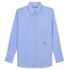 Clothing Yaitte | Puglia Shirt In Baby Blue And Cappuccino